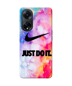 Just do it colors Oppo F23 Back Cover