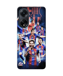 Messi FCB team Oppo F23 Back Cover