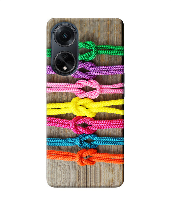 Colorful shoelace Oppo F23 Back Cover