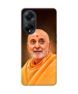 Pramukh swami painting Oppo F23 Back Cover