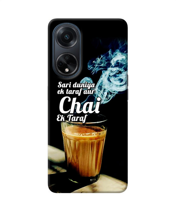 Chai ek taraf quote Oppo F23 Back Cover