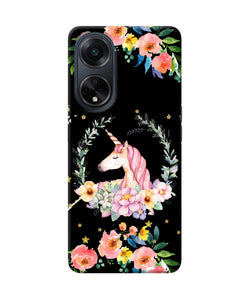 Unicorn flower Oppo F23 Back Cover