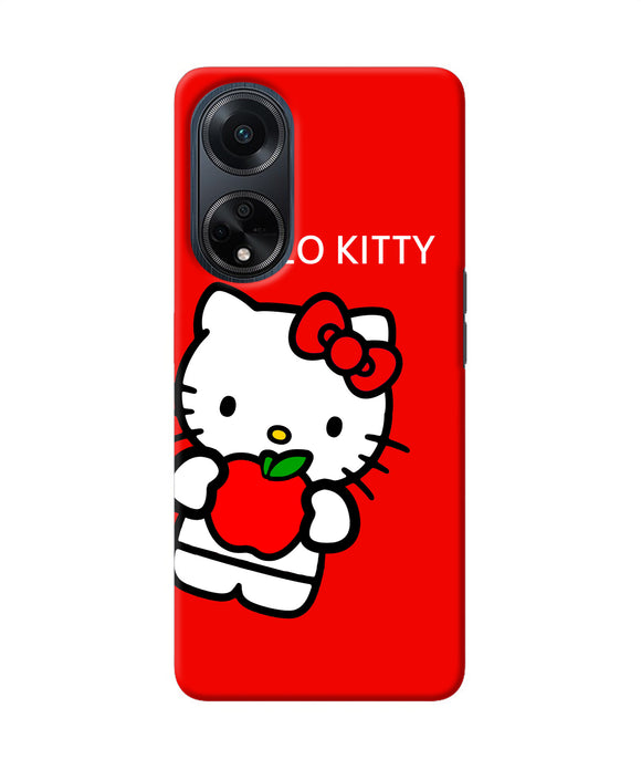 Hello kitty red Oppo F23 Back Cover