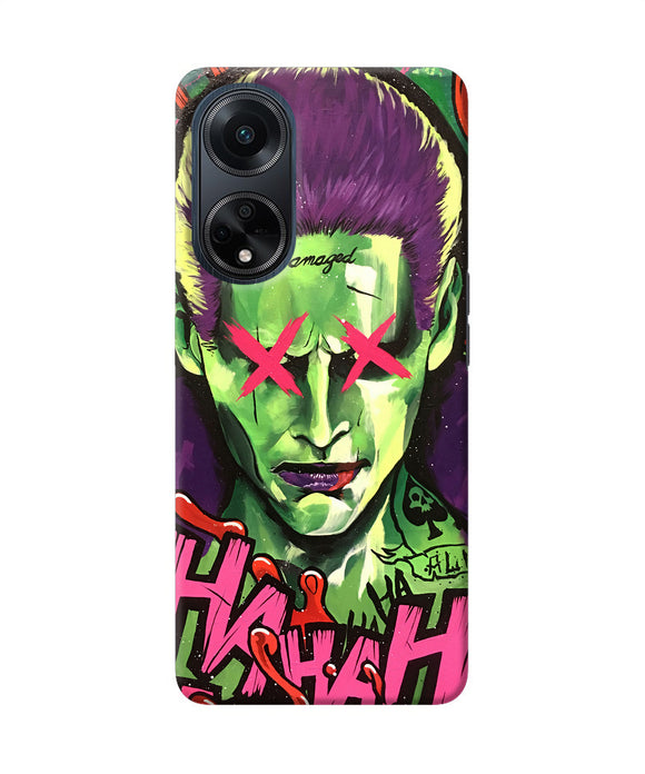 Damaged joker anim Oppo F23 Back Cover