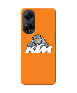 KTM dog logo Oppo F23 Back Cover