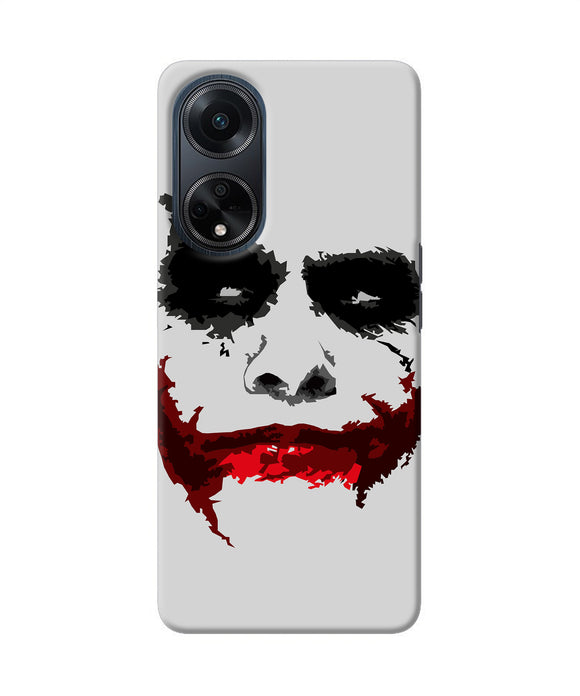 Joker dark knight red smile Oppo F23 Back Cover