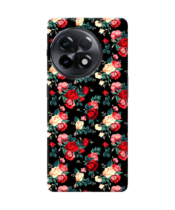 Rose Pattern OnePlus 11R Back Cover