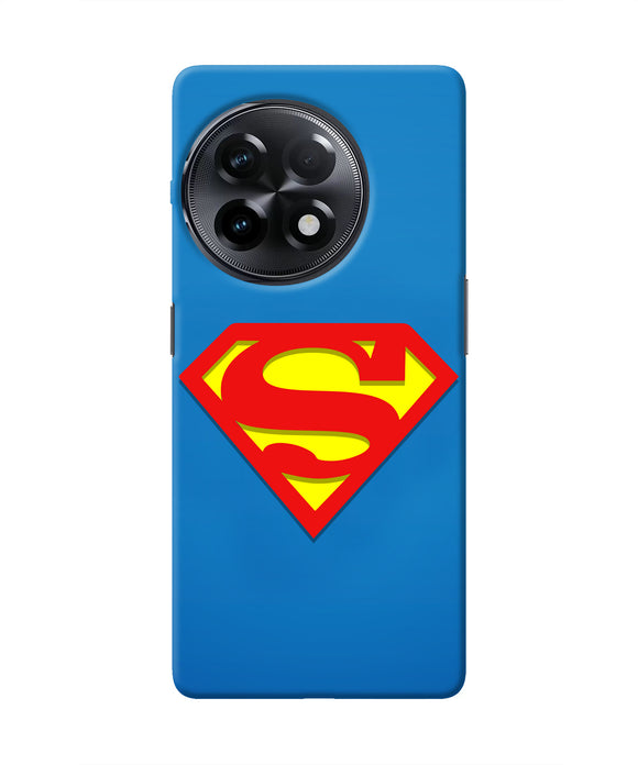 Superman Blue OnePlus 11R Real 4D Back Cover