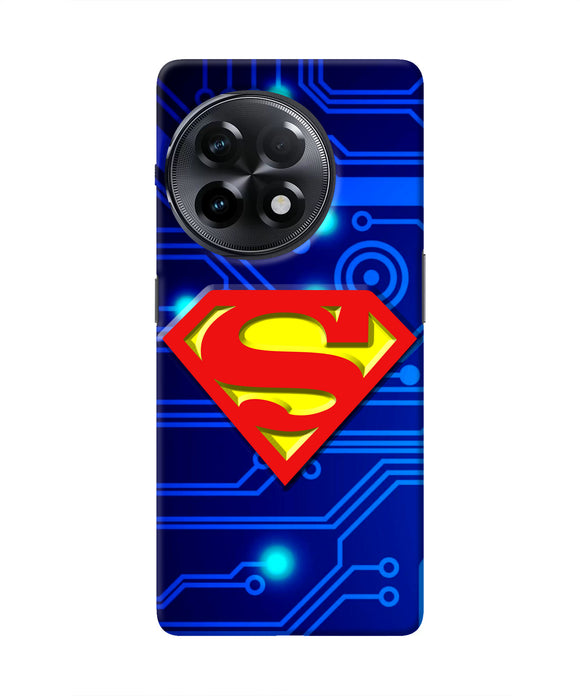 Superman Abstract OnePlus 11R Real 4D Back Cover