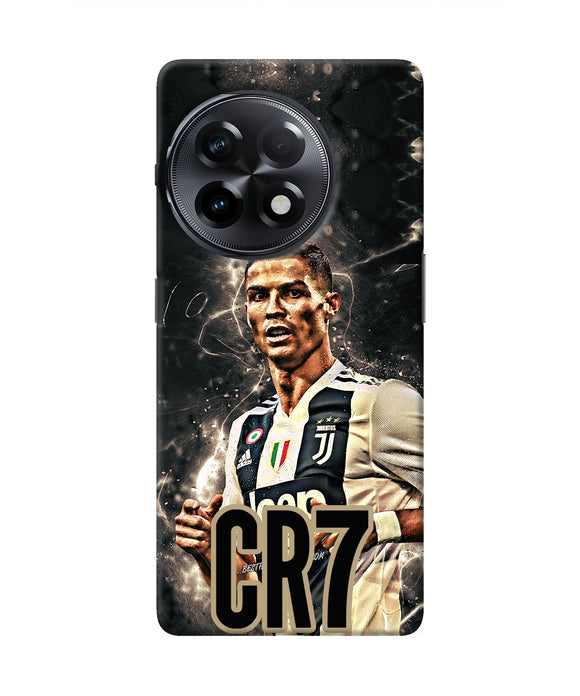 CR7 Dark OnePlus 11R Real 4D Back Cover