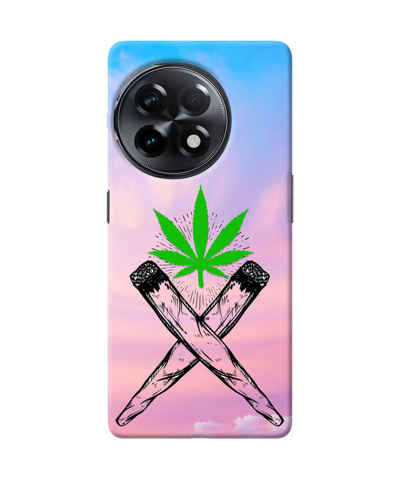 Weed Dreamy OnePlus 11R Real 4D Back Cover