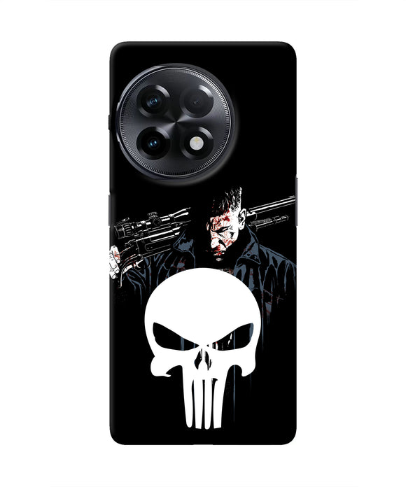 Punisher Character OnePlus 11R Real 4D Back Cover