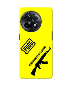 PUBG AKM Gun OnePlus 11R Real 4D Back Cover
