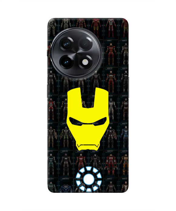 Iron Man Suit OnePlus 11R Real 4D Back Cover