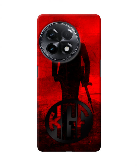 Rocky Bhai K G F Chapter 2 Logo OnePlus 11R Real 4D Back Cover