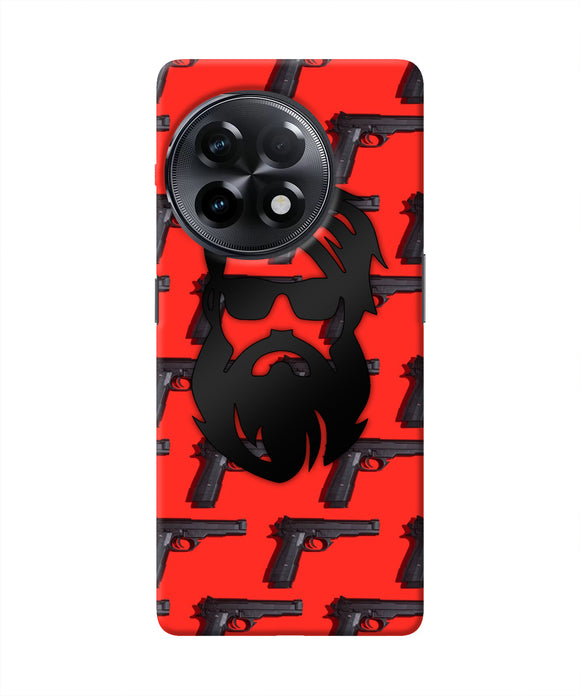 Rocky Bhai Beard Look OnePlus 11R Real 4D Back Cover