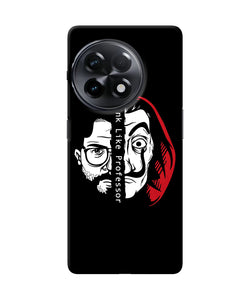 Money Heist Think Like Professor OnePlus 11R Back Cover