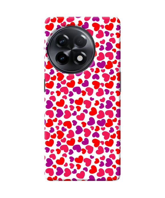 Heart print OnePlus 11R Back Cover