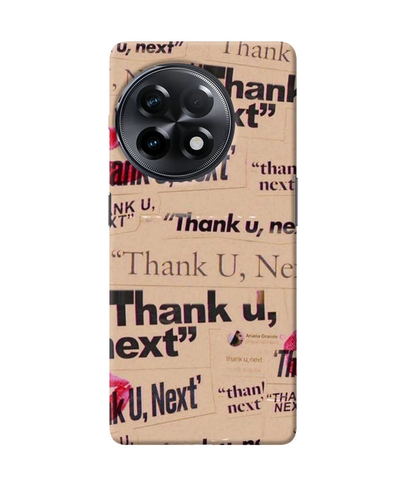 Thank you next OnePlus 11R Back Cover