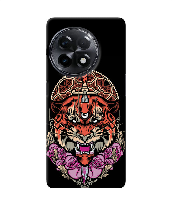 Abstract tiger OnePlus 11R Back Cover