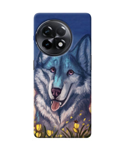 Cute wolf OnePlus 11R Back Cover