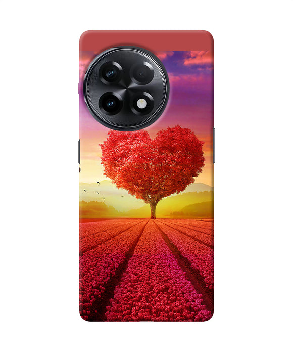 Natural heart tree OnePlus 11R Back Cover