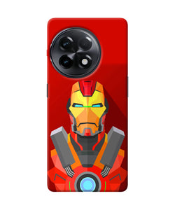 Ironman print OnePlus 11R Back Cover