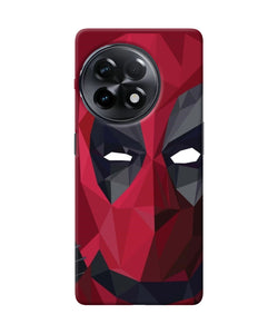 Abstract deadpool mask OnePlus 11R Back Cover