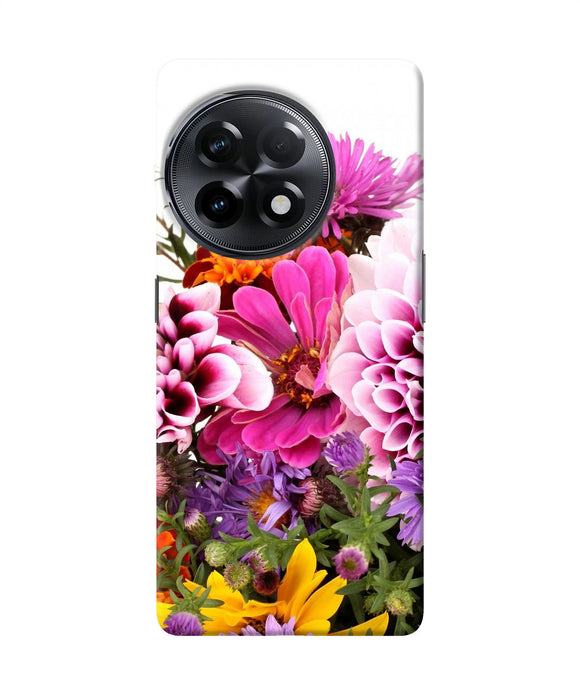 Natural flowers OnePlus 11R Back Cover