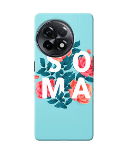 Soul mate one OnePlus 11R Back Cover