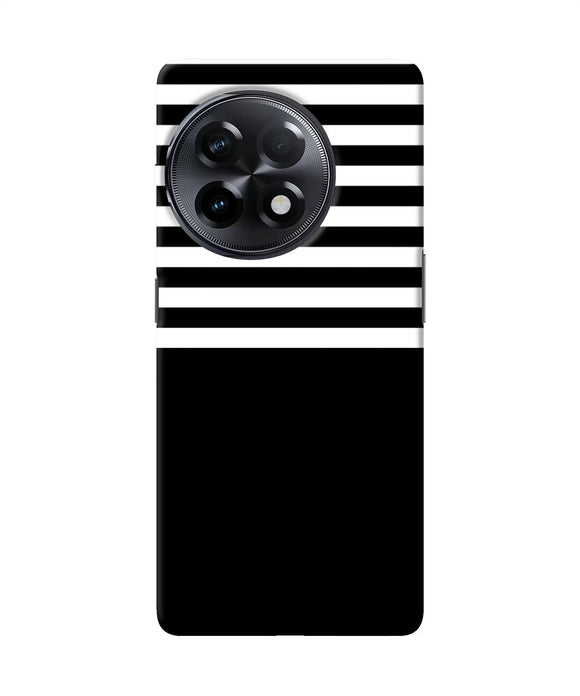 Black and white print OnePlus 11R Back Cover