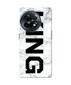 King marble text OnePlus 11R Back Cover