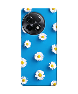 White flowers OnePlus 11R Back Cover