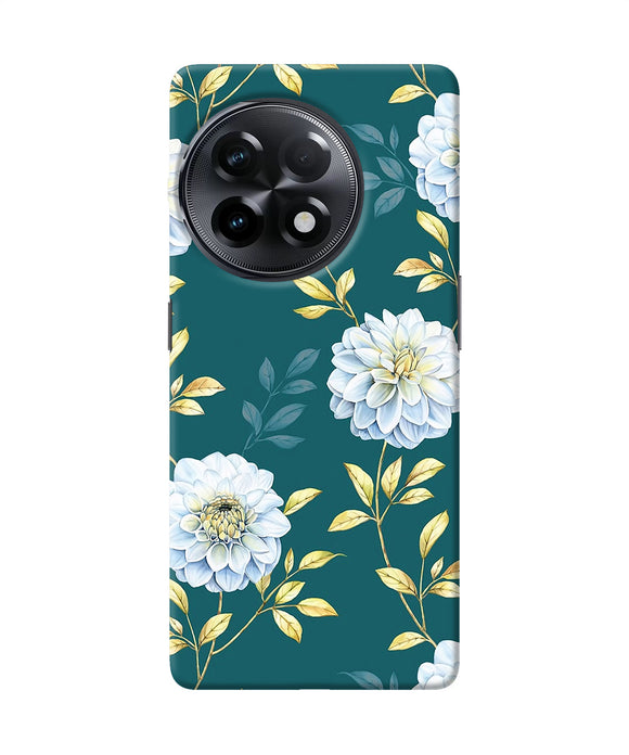 Flower canvas OnePlus 11R Back Cover