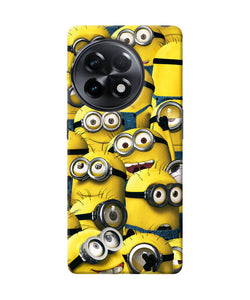 Minions crowd OnePlus 11R Back Cover