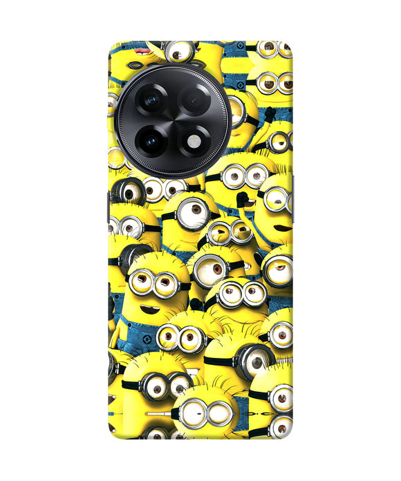 Minions mini crowd OnePlus 11R Back Cover