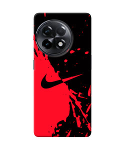 Nike red black poster OnePlus 11R Back Cover