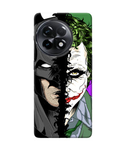 Batman vs joker half face OnePlus 11R Back Cover