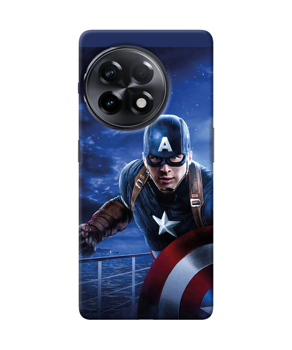 Captain with ironman OnePlus 11R Back Cover