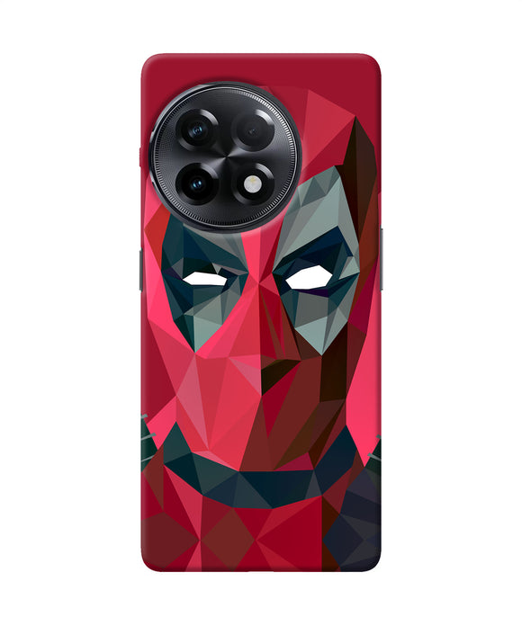 Abstract deadpool full mask OnePlus 11R Back Cover