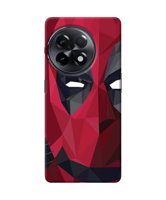 Abstract deadpool half mask OnePlus 11R Back Cover