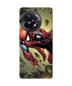 Spiderman on sky OnePlus 11R Back Cover