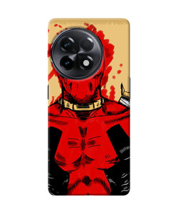 Blooded deadpool OnePlus 11R Back Cover