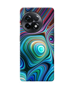 Abstract coloful waves OnePlus 11R Back Cover