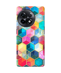 Abstract color box OnePlus 11R Back Cover