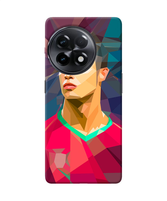 Abstract ronaldo OnePlus 11R Back Cover