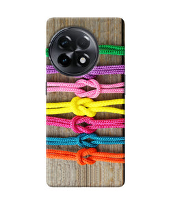 Colorful shoelace OnePlus 11R Back Cover