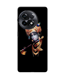 Lord krishna with fluet OnePlus 11R Back Cover