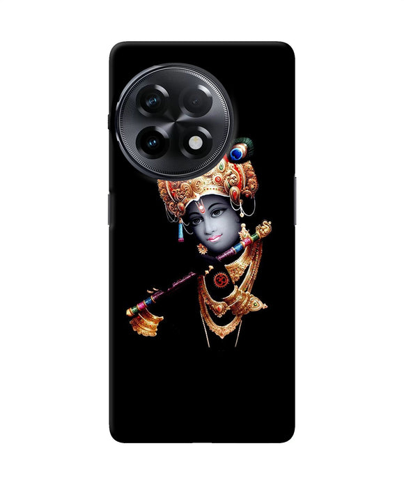 Lord krishna with fluet OnePlus 11R Back Cover