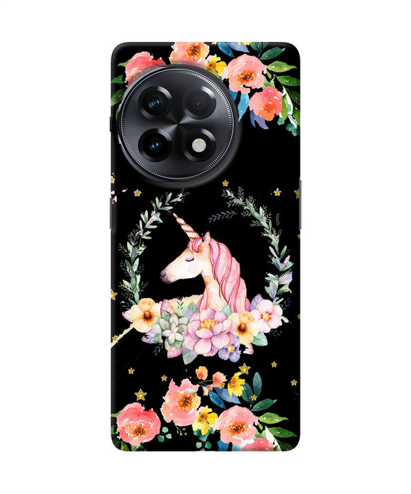 Unicorn flower OnePlus 11R Back Cover